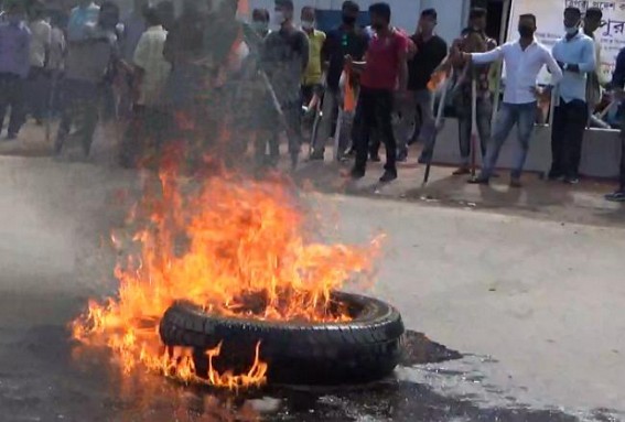 Congress's Strike gets 100% success in Tripura